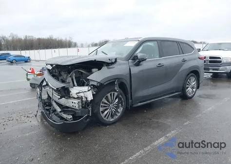2021 Toyota Highlander Platinum from USA, damaged, VIN 5TDFZRBH7MS106875